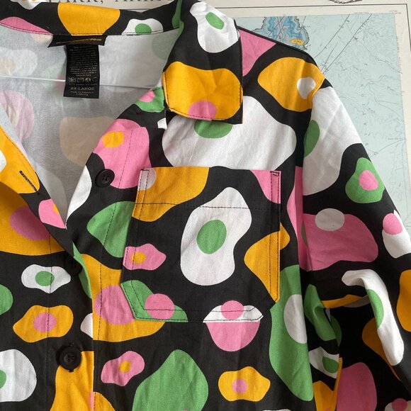 Nooworks Eggs World Domination Jumpsuit XXL NWOT - Picture 6 of 9